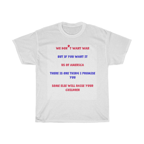 world war 3 usa Unisex Heavy Cotton Tee - DIGITALFORUSA